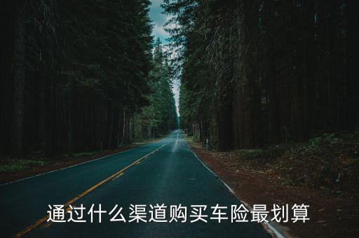 通過什么渠道購(gòu)買車險(xiǎn)最劃算