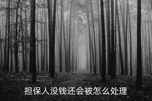 擔(dān)保人沒錢怎么辦，我是擔(dān)保人想告租車人可是他沒錢怎么辦