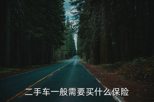 二手車一般需要買什么保險(xiǎn)