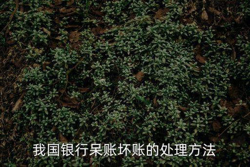 我國銀行呆賬壞賬的處理方法