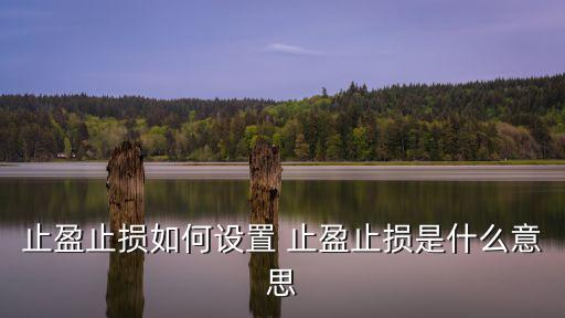 止損止盈怎么設(shè)置，期貨交易止盈止損應(yīng)該怎么設(shè)置