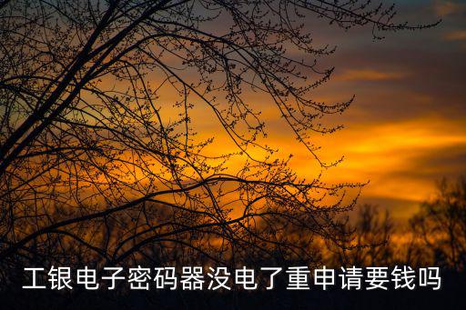 工銀電子密碼器沒電了重申請要錢嗎