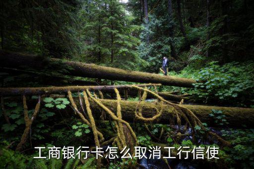 工商銀行卡怎么取消工行信使