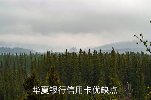 華夏車主信用卡怎么樣，華夏銀行信用卡好不好