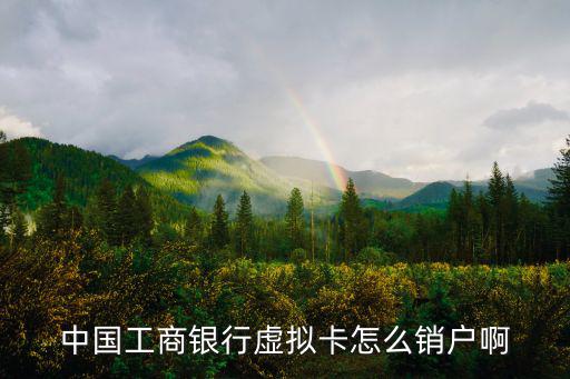 中國工商銀行虛擬卡怎么銷戶啊