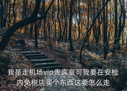 我是走機場vip貴賓室可我要在安檢內(nèi)免稅店買個東西這要怎么走
