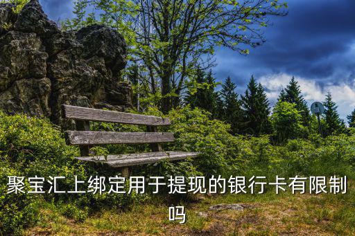 聚寶匯上綁定用于提現(xiàn)的銀行卡有限制嗎