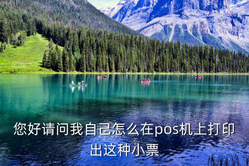 您好請問我自己怎么在pos機(jī)上打印出這種小票