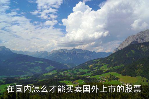 怎么能買(mǎi)外國(guó)股票，投資者怎么買(mǎi)國(guó)外的股票