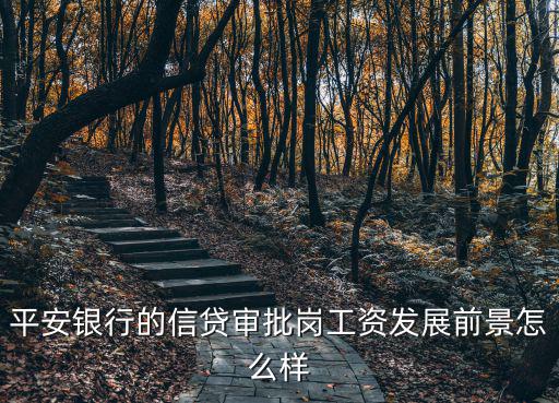 平安銀行的信貸審批崗工資發(fā)展前景怎么樣