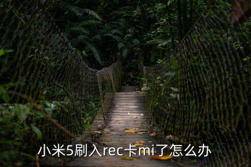小米5刷入rec卡mi了怎么辦