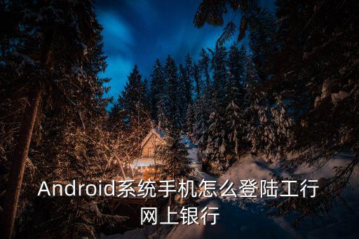 Android系統(tǒng)手機(jī)怎么登陸工行網(wǎng)上銀行