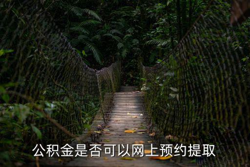 公積金是否可以網(wǎng)上預(yù)約提取