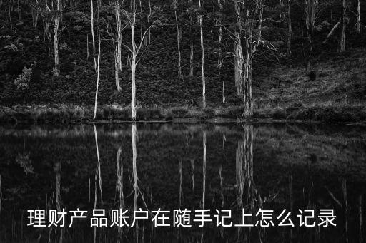 理財產(chǎn)品賬戶在隨手記上怎么記錄