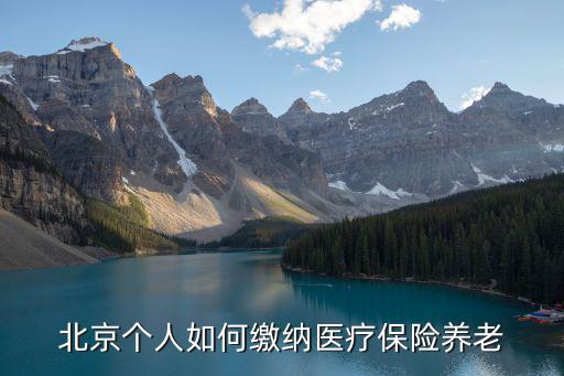 北京醫(yī)保怎么繳費，北京市個人如何繳納基本醫(yī)療保險費