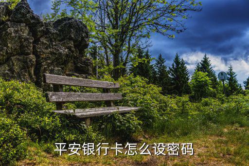 平安銀行卡怎么設密碼