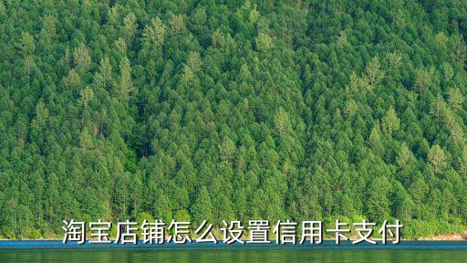 淘寶信用卡怎么設(shè)置，你好請問淘寶賣家想開通信用卡支付在哪里設(shè)置開通噢