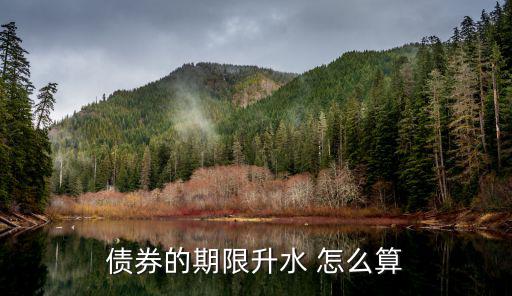 債券的期限升水 怎么算