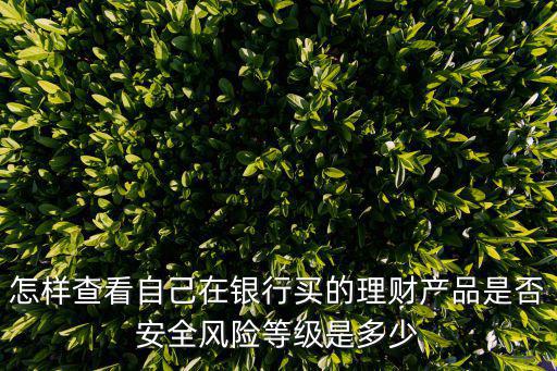 理財產(chǎn)品怎么查詢安全，怎樣知道一個理財軟件安不安全呢
