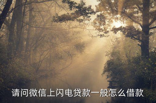 閃貸怎么借款，閃銀如何貸款麻煩會的教一下我謝謝