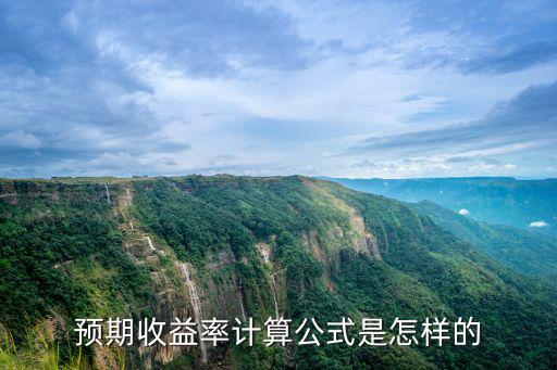 預(yù)期收益率計(jì)算公式是怎樣的
