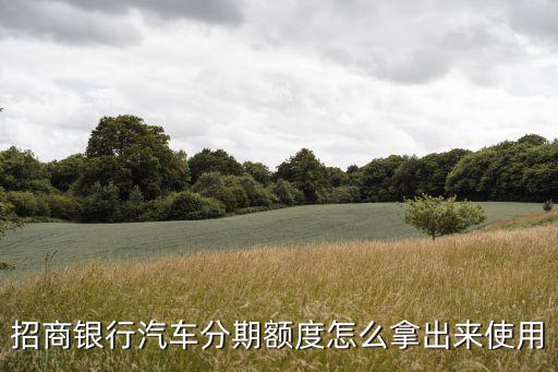 汽車專用額度怎么套現(xiàn)，你可以套現(xiàn)來分期購車額度
