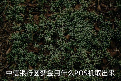 中信圓夢金怎么取現，中信銀行圓夢金用什么POS機取出來
