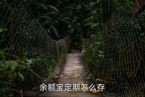 怎么把余額寶存定期，想把支付寶里面的錢(qián)存定期