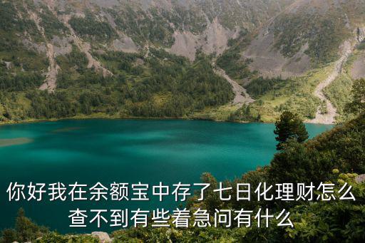 理財(cái)產(chǎn)品怎么查余額寶，支付寶余額寶買那個(gè)理財(cái)后錢到哪查