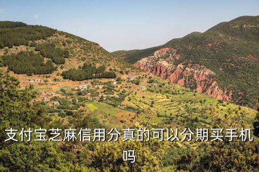 支付寶芝麻信用分真的可以分期買手機(jī)嗎