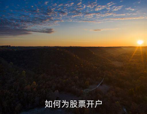 股市賬戶怎么開戶，如何為股票開戶