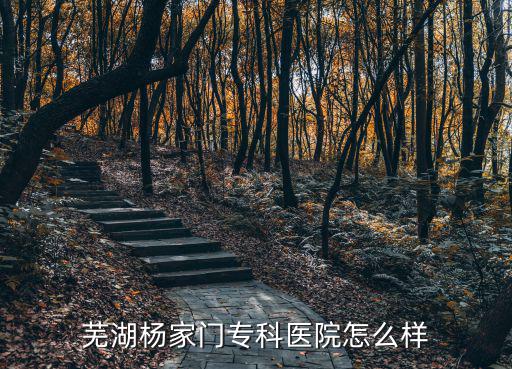 蕪湖楊家門?？漆t(yī)院怎么樣