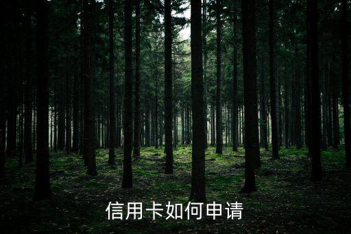 信用卡定制卡怎么申請，信用卡如何申請