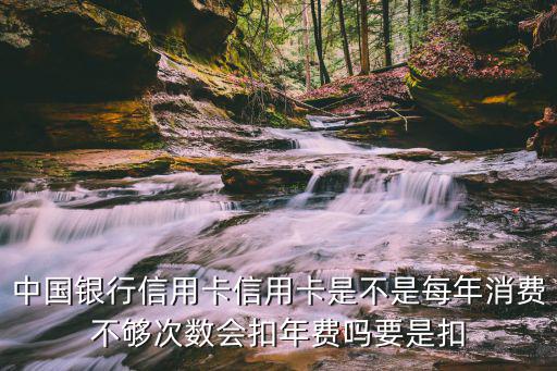中國(guó)銀行信用卡信用卡是不是每年消費(fèi)不夠次數(shù)會(huì)扣年費(fèi)嗎要是扣