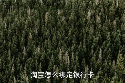 怎么在淘寶上綁卡，怎樣在淘寶綁定銀行卡