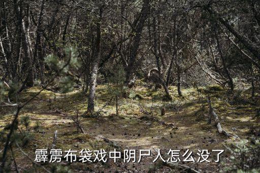 霹靂布袋戲中陰尸人怎么沒(méi)了