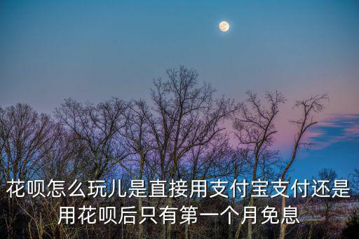 怎么利用花唄省錢(qián)，花唄的利息怎么算最省錢(qián)