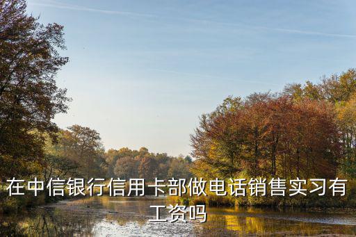 中信電話銷售怎么樣，在中信銀行信用卡部做電話銷售實(shí)習(xí)有工資嗎