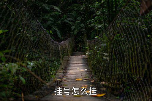 掛號怎么掛