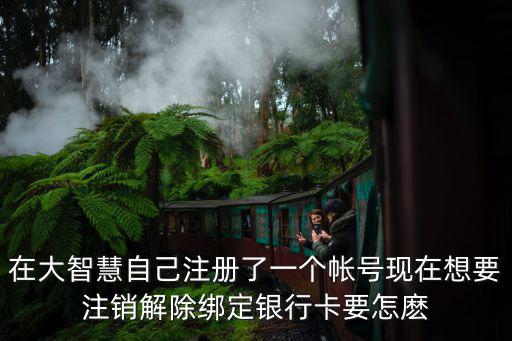在大智慧自己注冊了一個帳號現在想要注銷解除綁定銀行卡要怎麼