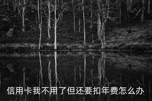 信用卡扣除年怎么處理，信用卡不想用了可又扣了年費(fèi)怎么辦