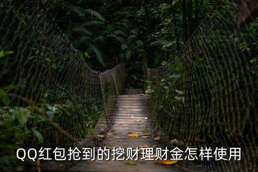 QQ紅包搶到的挖財理財金怎樣使用