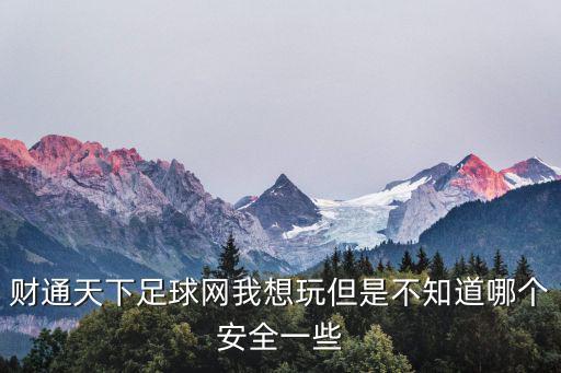財(cái)通天下足球網(wǎng)我想玩但是不知道哪個(gè)安全一些
