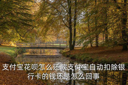 支付寶花唄怎么還款支付寶自動扣除銀行卡的錢還是怎么回事