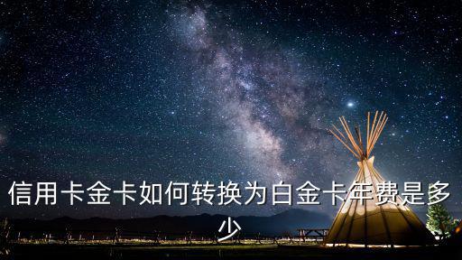 中信金卡怎么換白金，信用卡金卡如何轉(zhuǎn)換為白金卡年費是多少