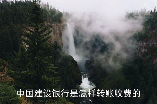 中國建設(shè)銀行是怎樣轉(zhuǎn)賬收費的