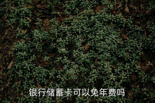 儲(chǔ)蓄卡怎么免年費(fèi)嘛，銀行卡怎么申請(qǐng)免收年費(fèi)和賬戶管理費(fèi)
