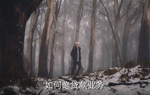 如何跑貸款業(yè)務(wù)