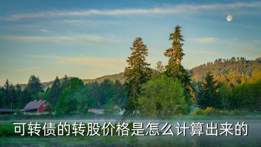 可轉(zhuǎn)債的轉(zhuǎn)股價(jià)格是怎么計(jì)算出來的