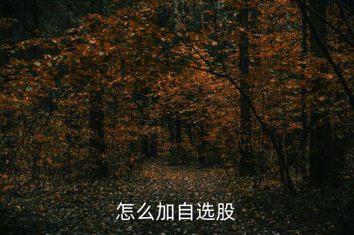 自選股怎么才能加入，問(wèn)財(cái)選出的股票怎么加入自選股